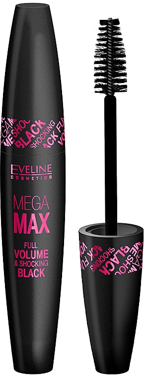 Eveline Cosmetics Megamax Czarny Black Mascara