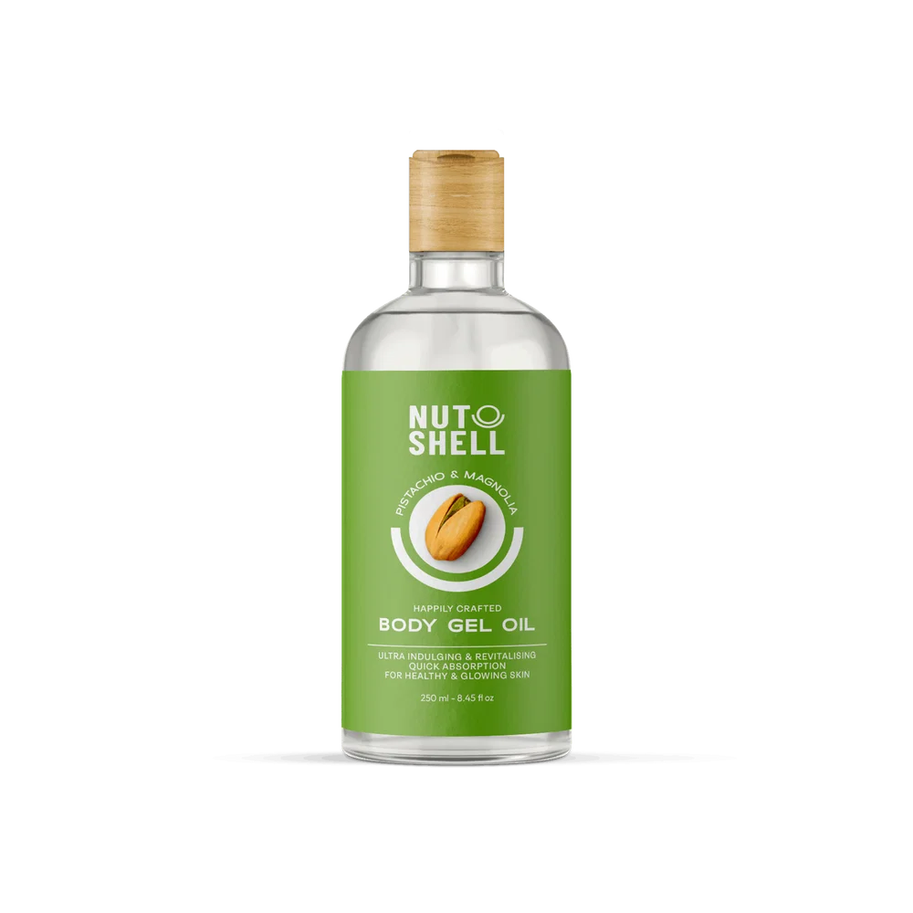 Nut Shell Pistachio & Magnolia Body Gel Oil 250ml