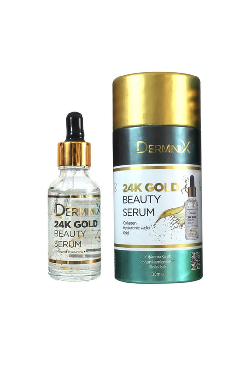 Derminix 24 k gold beauty serum 30ml