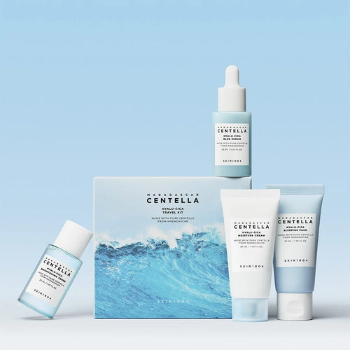 Centella Hyalu-Cica Travel Kit - 4-Piece Hydrating Skincare Set