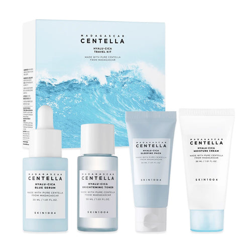 Centella Hyalu-Cica Travel Kit - 4-Piece Hydrating Skincare Set