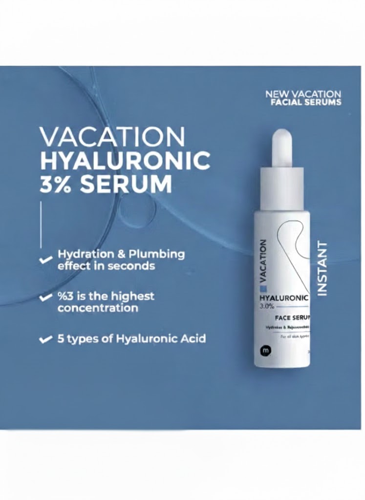 Vacation Hyaluronic Acid Serum 3% 30 Ml2