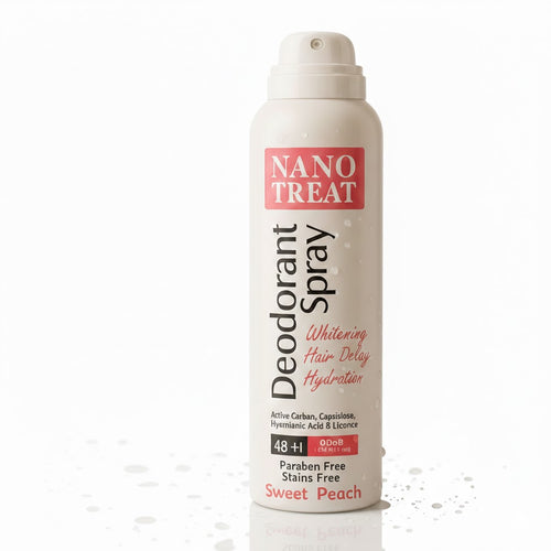Nano treat deodorant spray sweet peach 150ml1