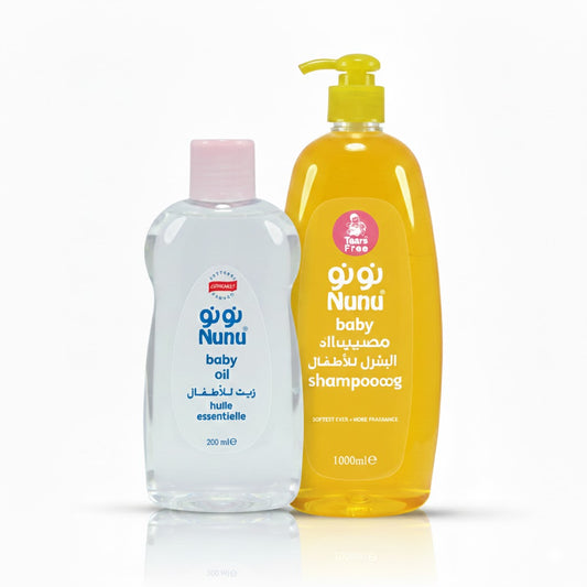 شامبو نونو للأطفال 800 مل + زيت 100 مل 